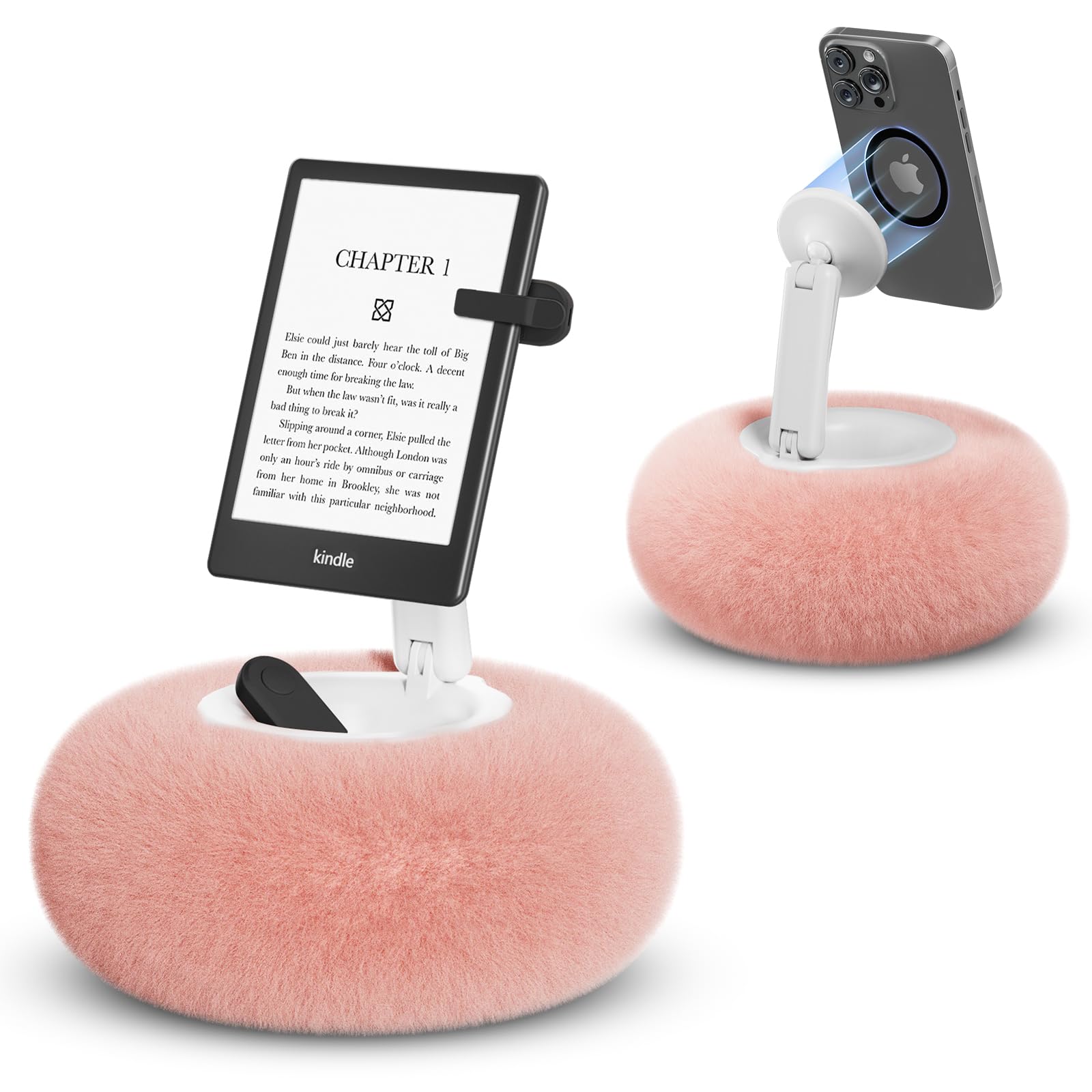 Supedesk Magnetic Phone Pillow Stand, Adjustable Phone Holder for